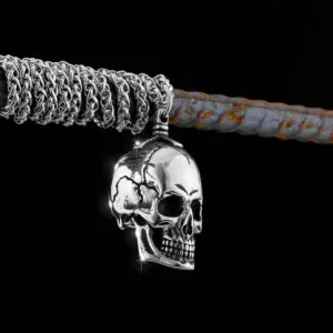 Collier Viking squelette en acier inoxydable pour hommes, Boutique créative, mode nordique rétro, Odin Valknut, pendentif, bijoux pour adolescents