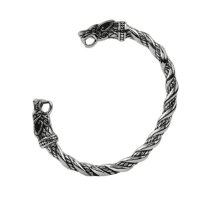 Bracelet Viking Loup Fenrir Réglable