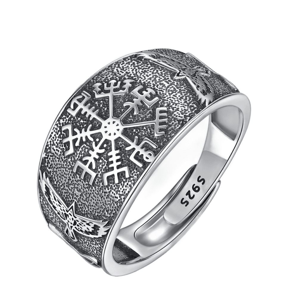 Bague viking ajustable argent sterling 925