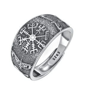 Bague viking ajustable argent sterling 925