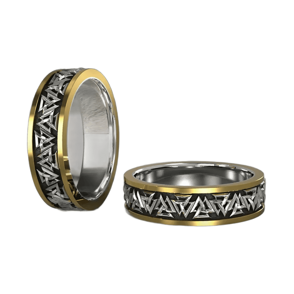 Bague Viking Argent Sterling Nœud Nordique