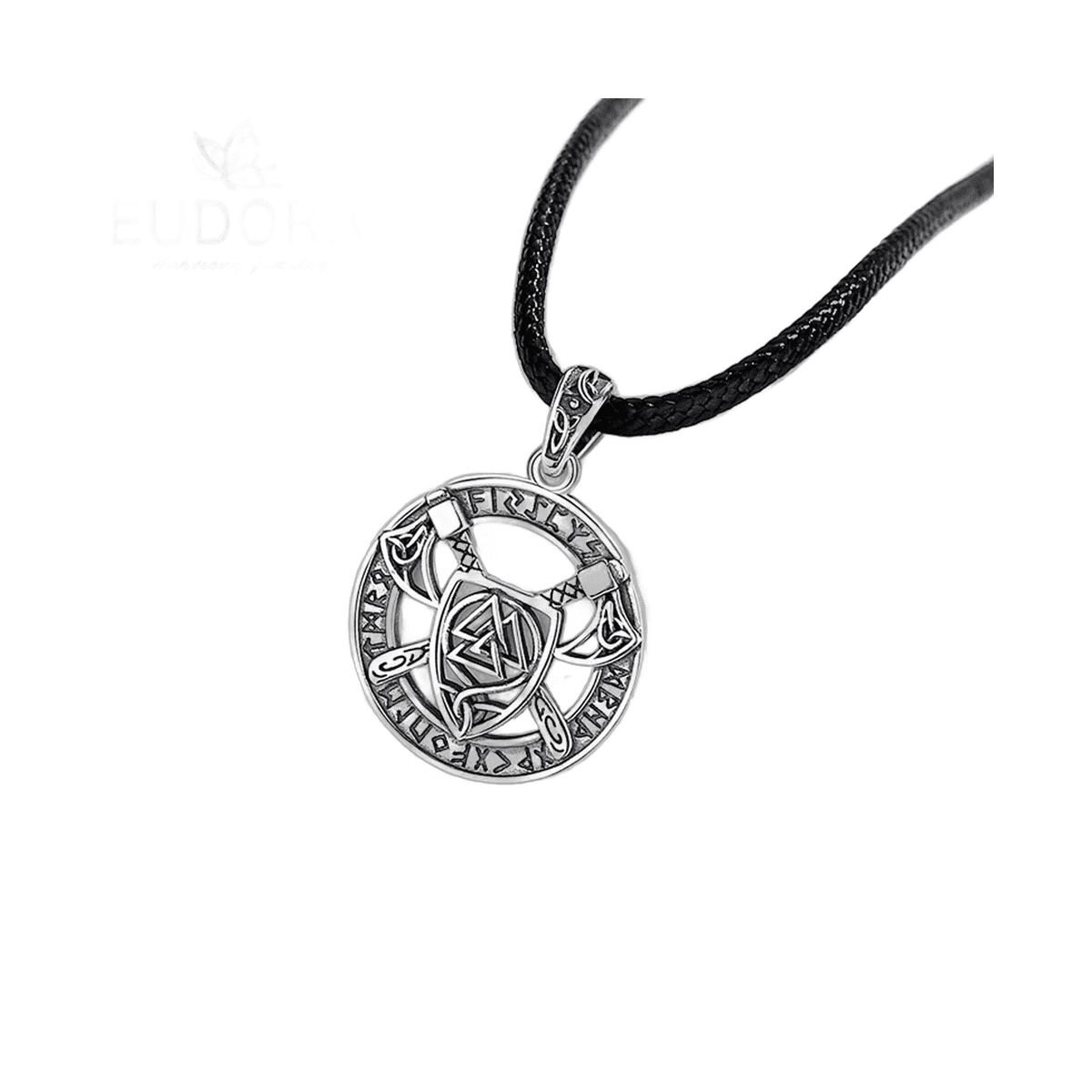Collier Viking Argent 925 Pendentif Rune Hache – Image 6