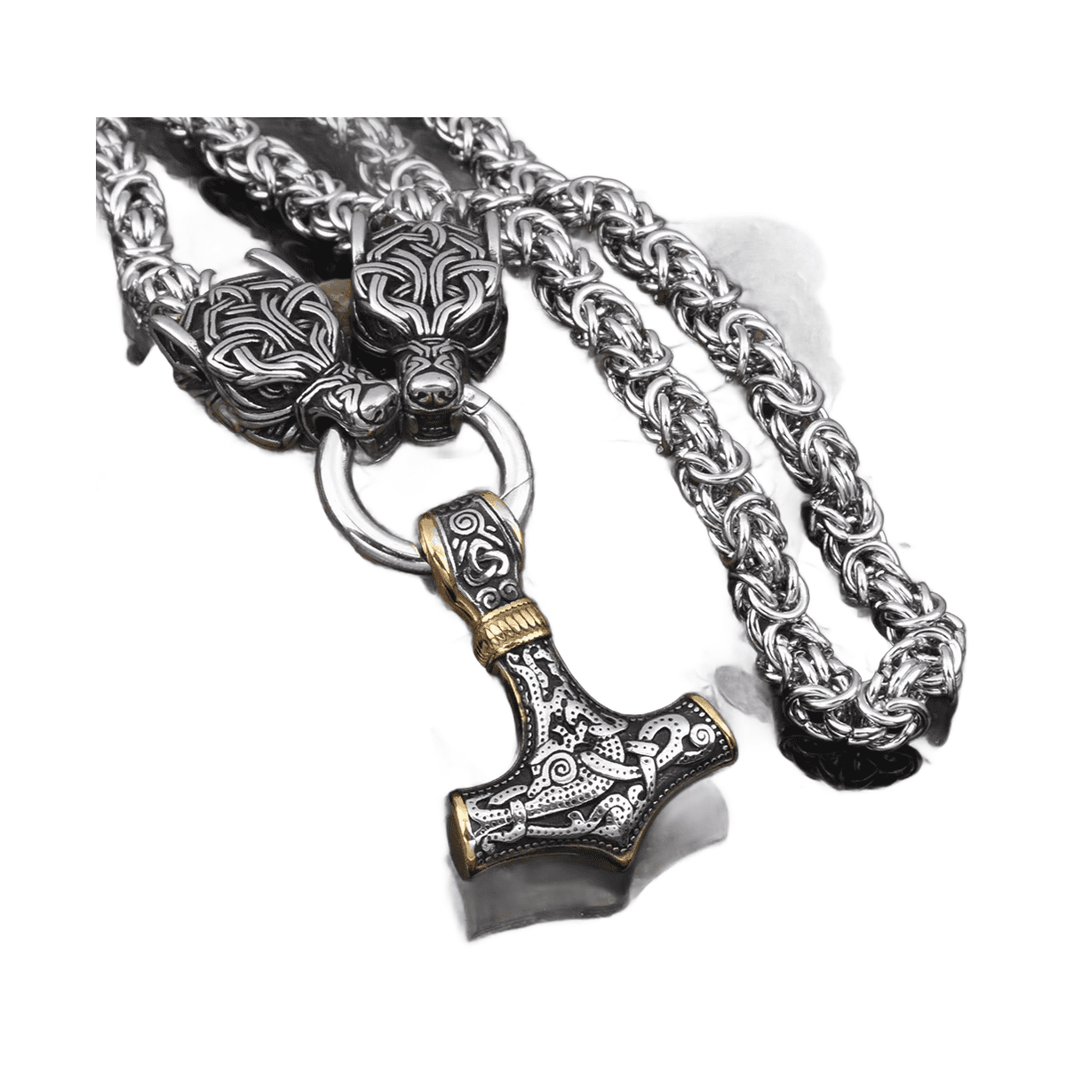 Collier amulette viking patte d'ours – Image 2