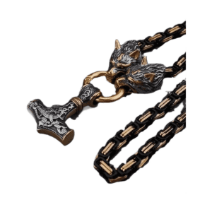 Collier marteau Viking vintage pour homme