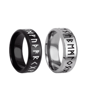 Bague Viking Runes Acier Inoxydable