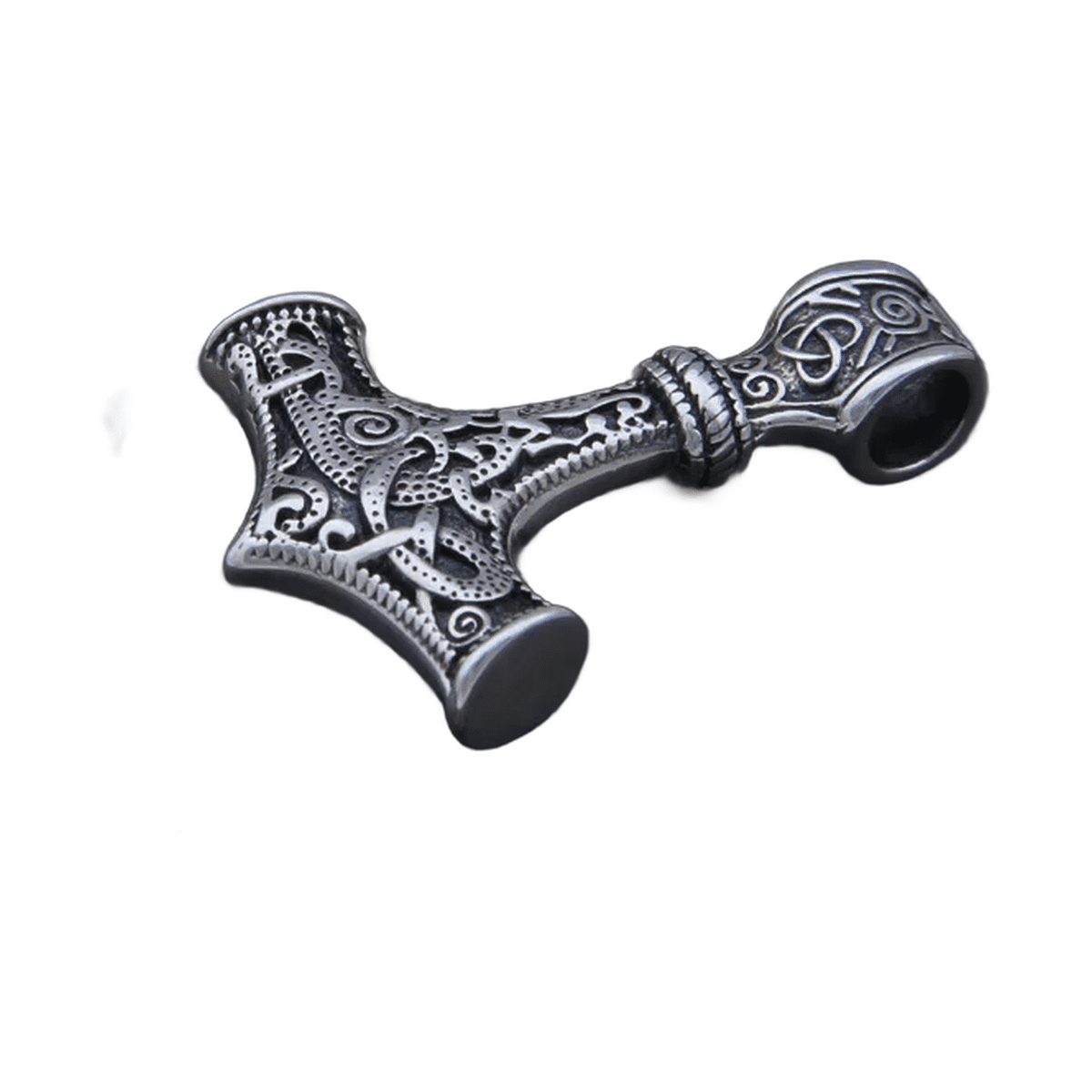 Collier Argent 925 Marteau Thor Viking – Image 2
