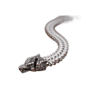 Bracelet Loup Viking Acier Inoxydable