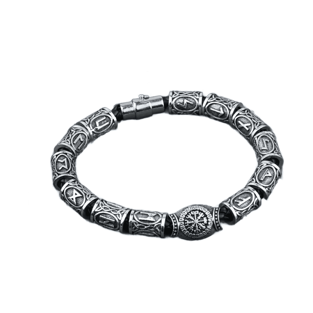 Bracelet runes nordiques Vegvisir