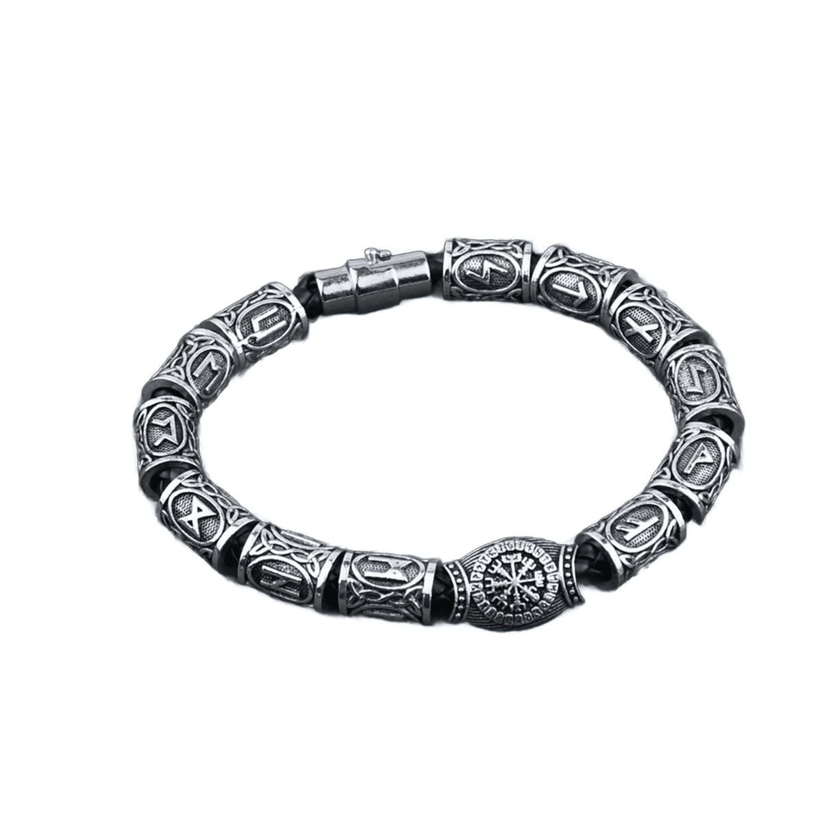 Bracelet runes nordiques Vegvisir