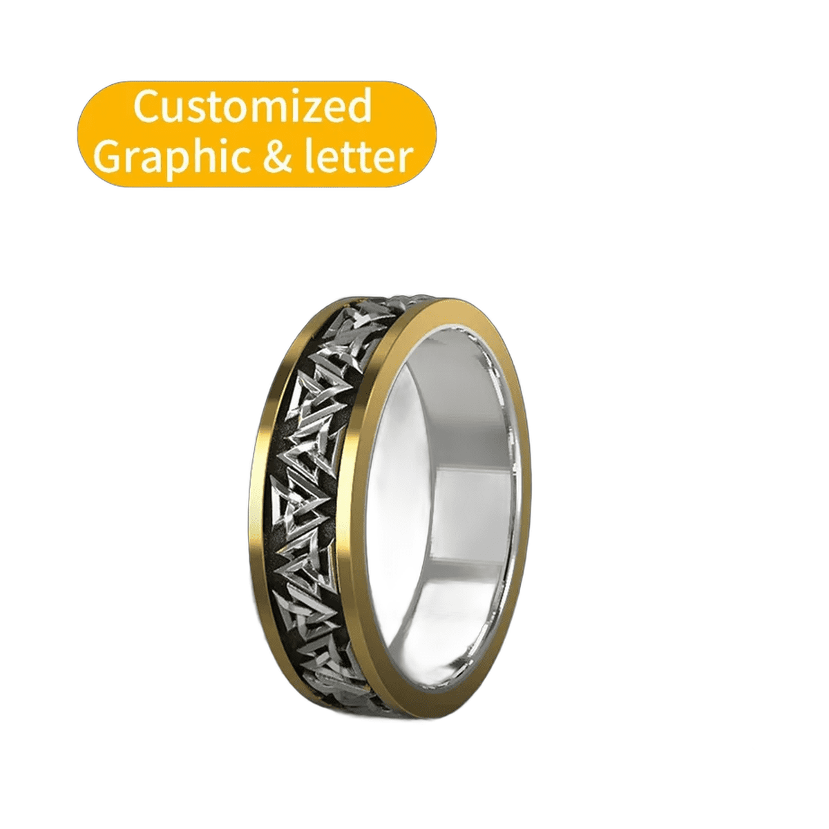 Bague Viking Argent Sterling Nœud Nordique – Image 4