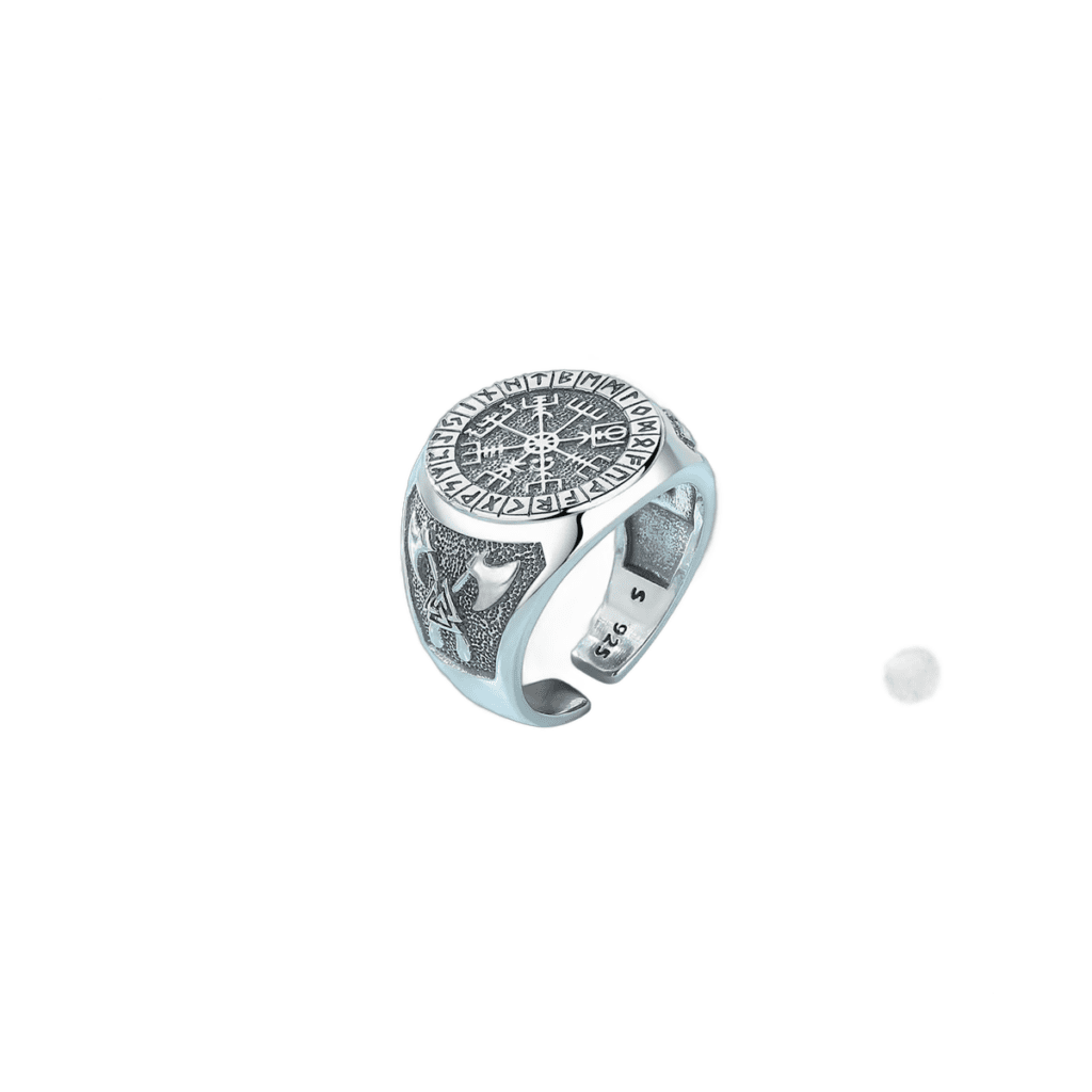 Bague Boussole Viking Argent Sterling 925