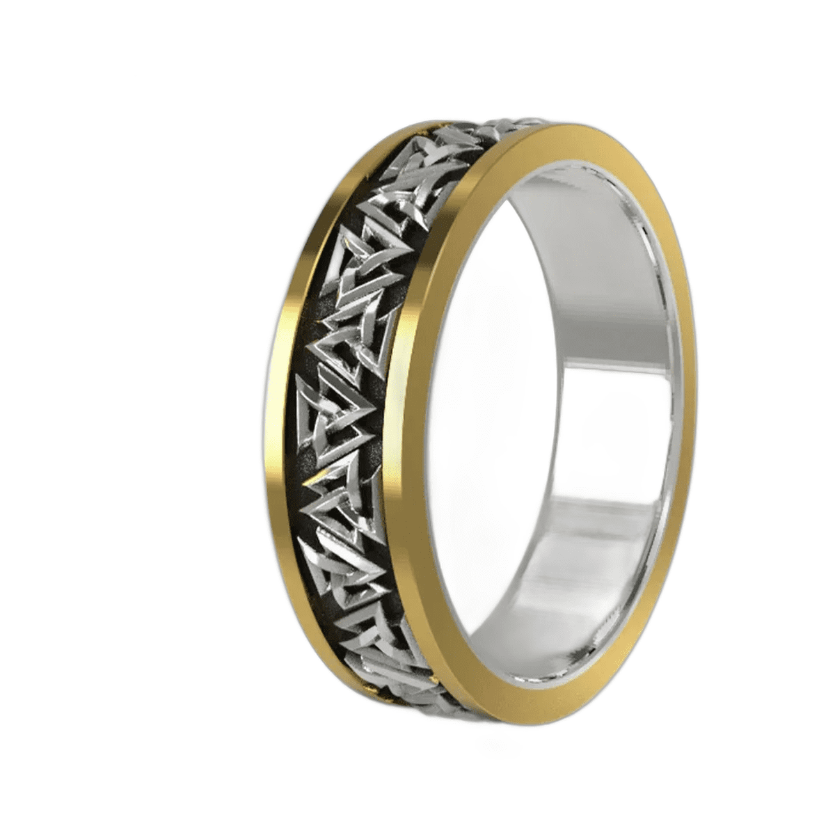 Bague Viking Argent Sterling Nœud Nordique – Image 3