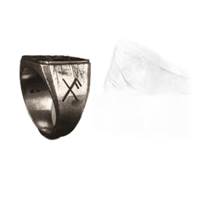 Bague Viking Homme Argent Runes Nordiques