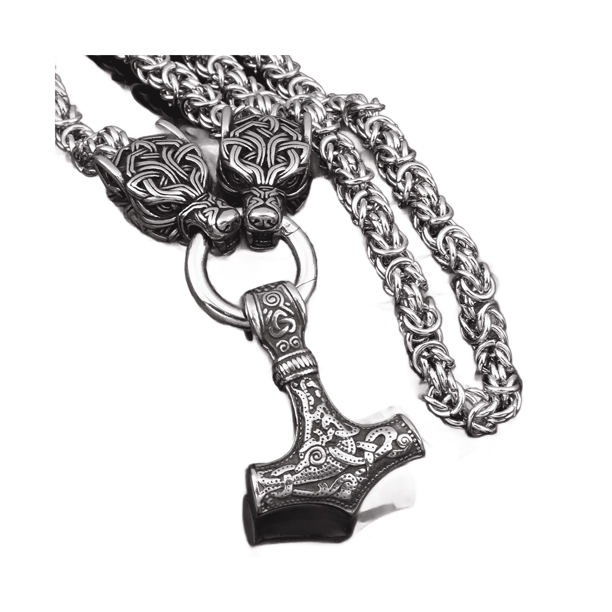 Collier amulette viking patte d'ours