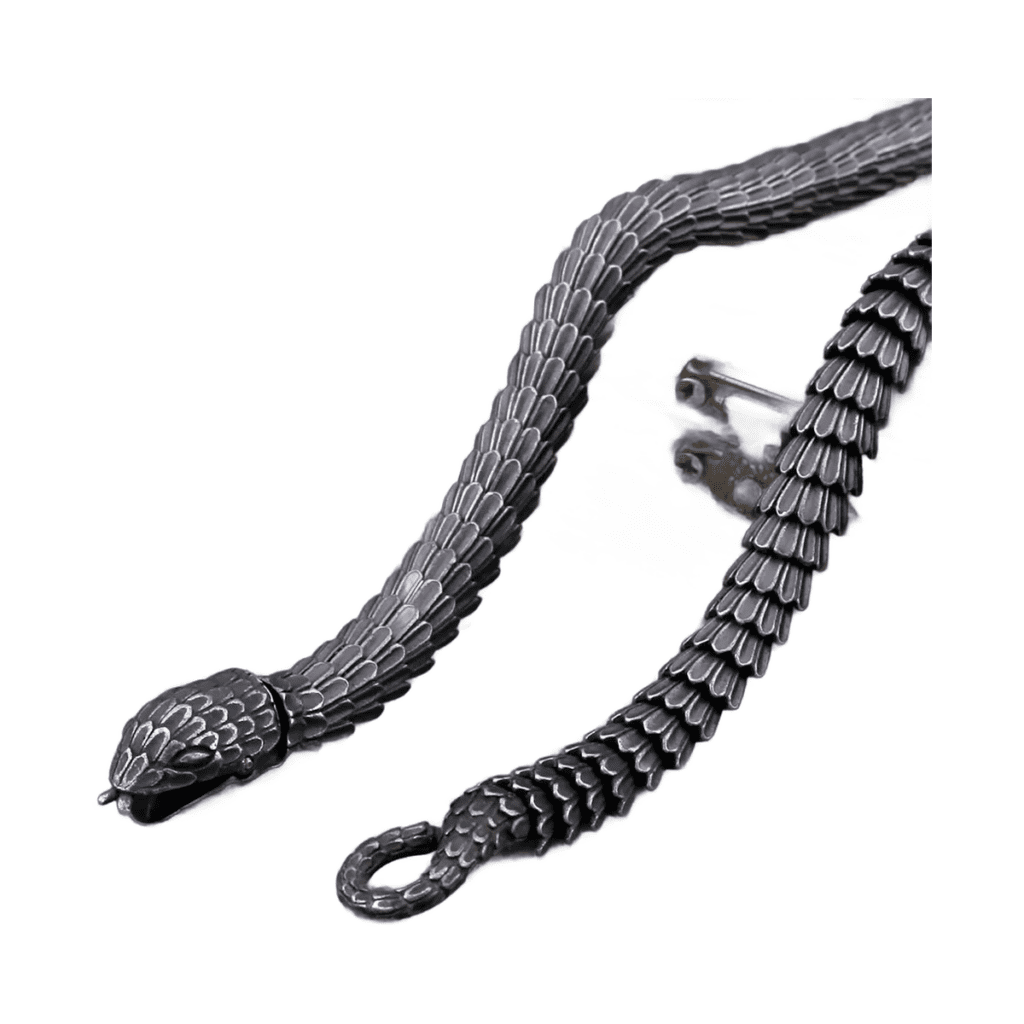 Collier Viking Ouroboros Acier Inoxydable