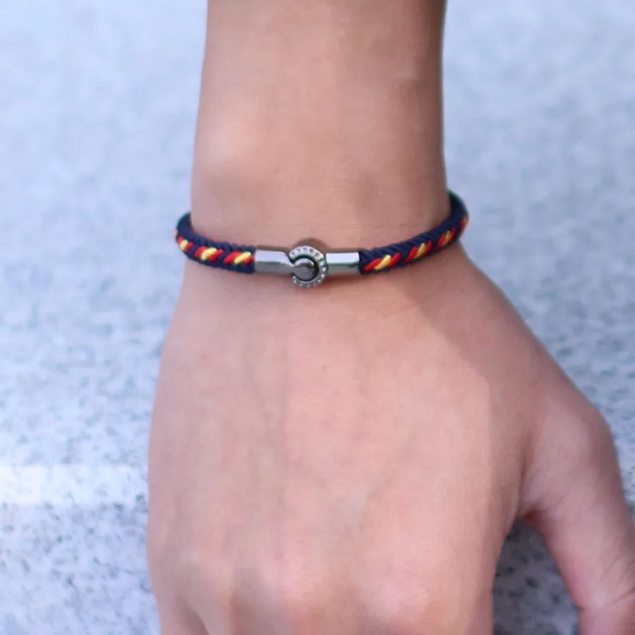 Bracelet corde ethnique fait main, fermoir magnétique, 5 couleurs – Image 3
