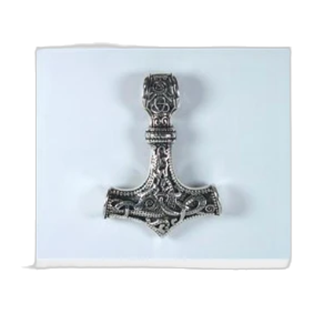 Collier Argent 925 Marteau Thor Viking