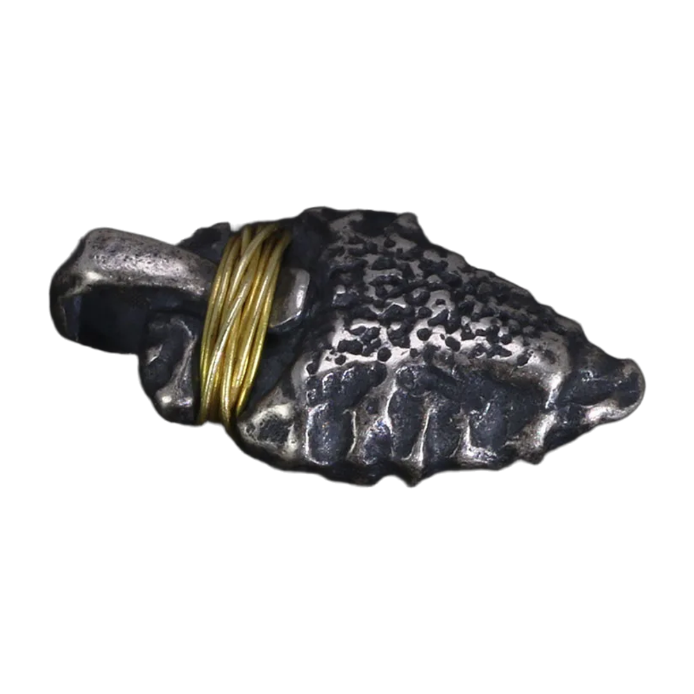 Pendentif lance viking argent 925 fait main